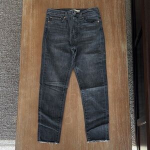 Levi's Women's Washed Black Wedgie Skinny Jeans